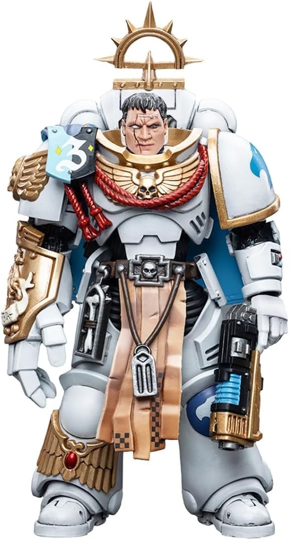 Екшн-фігурка JoyToy × Warhammer 40k Space Marines White Consuls Captain Messinius, фото №1