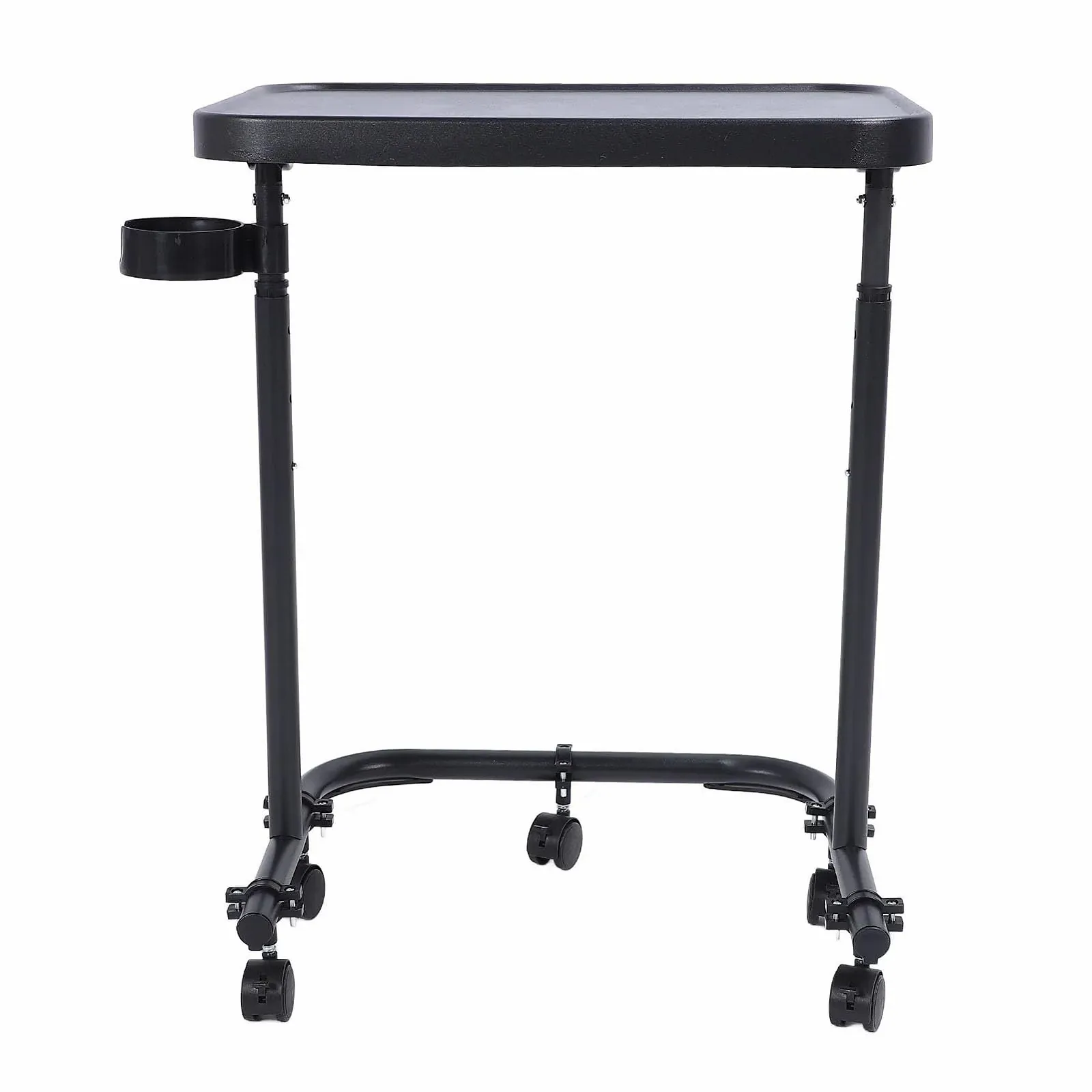 Перекидний столик на коліщатках з регульованою висотою, велика на коліщатках, легкий дизайн, елегантний, фото №1