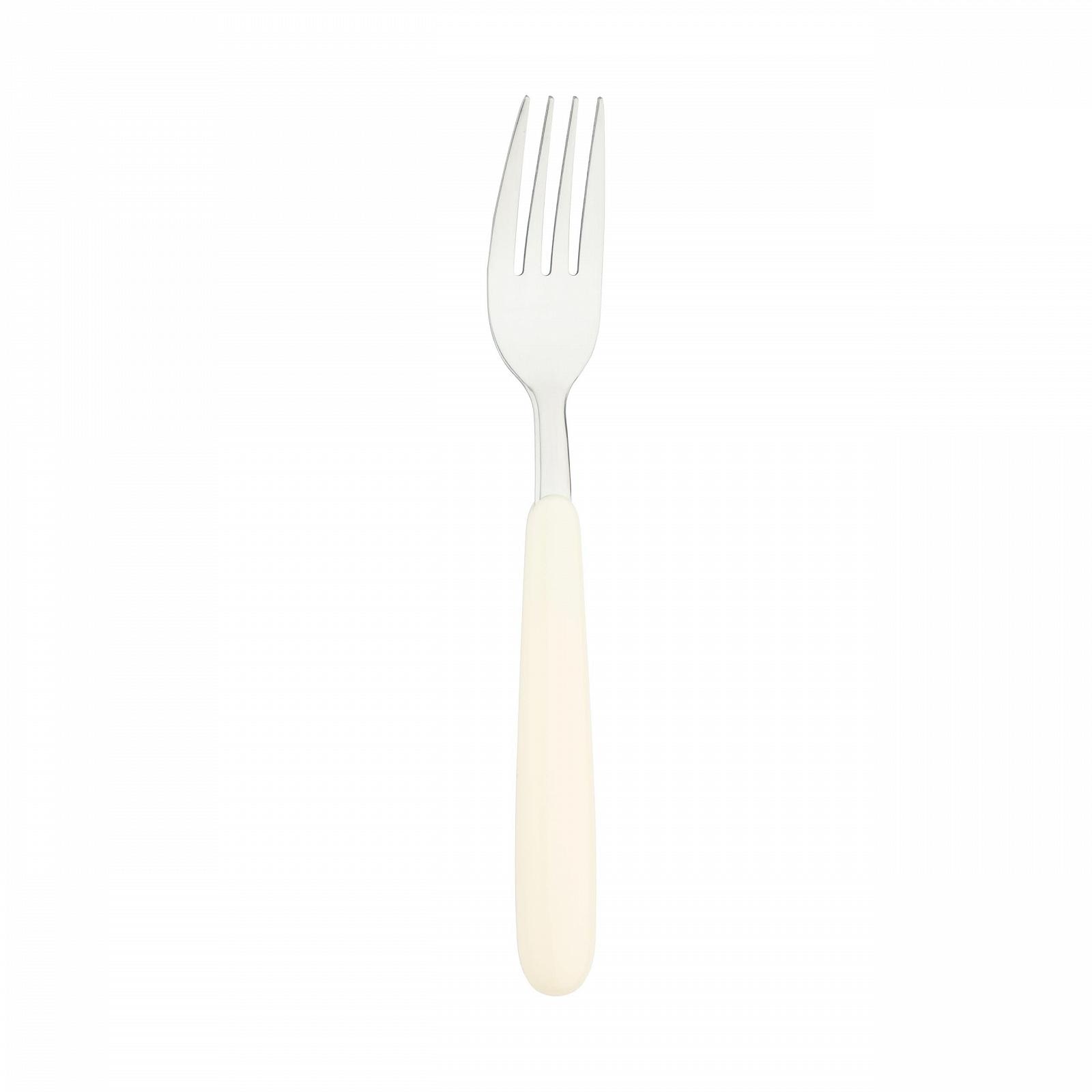 Набор столовых приборов Grunwerg Bistro 16 предметов, нержавеющая сталь 18/0, закругленная ручка, белый, фото №4 Набор столовых приборов Grunwerg Bistro 16 предметов, нержавеющая сталь 18/0, закругленная ручка, белый, фото №4