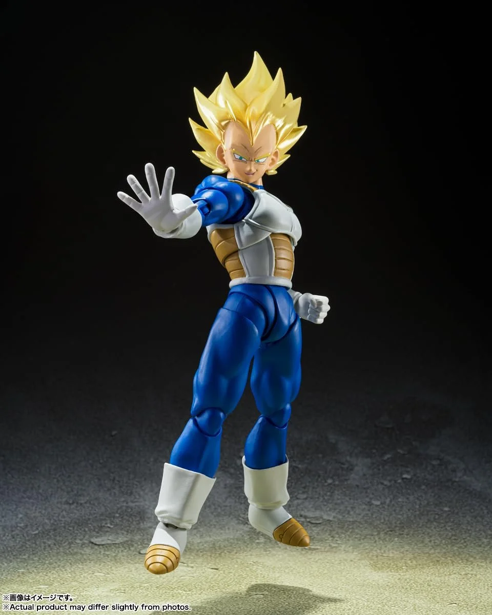 Фігурка S.H. Figuarts Dragon Ball Z Super Sayan Vegeta 14 см, фото №2