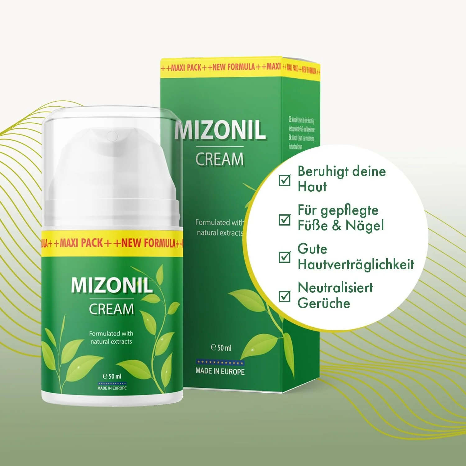 Крем Mizonil для ухода за стопами и ногтями 50 мл (1 шт), фото №2 Крем Mizonil для ухода за стопами и ногтями 50 мл (1 шт), фото №2