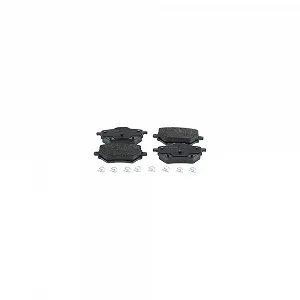 Комплект гальмівних колодок, дискове гальмо BOSCH 0 986 494 716 для CITROËN OPEL PEUGEOT - Фото 1