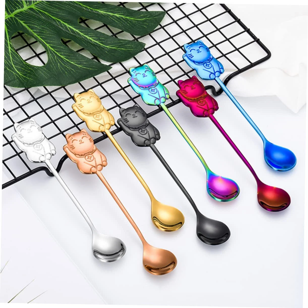 Ложка для кави UPKOCH з нержавіючої сталі 304, фото №7