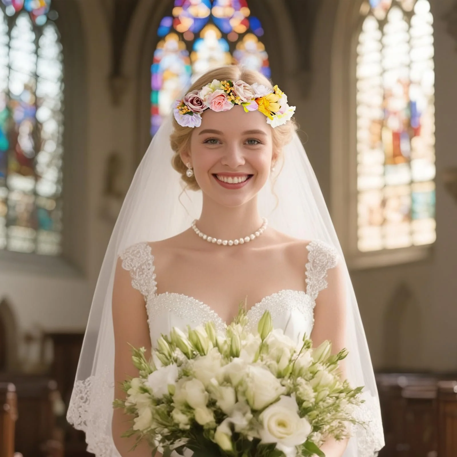 Обруч Цветы Oktoberfest, фото №5