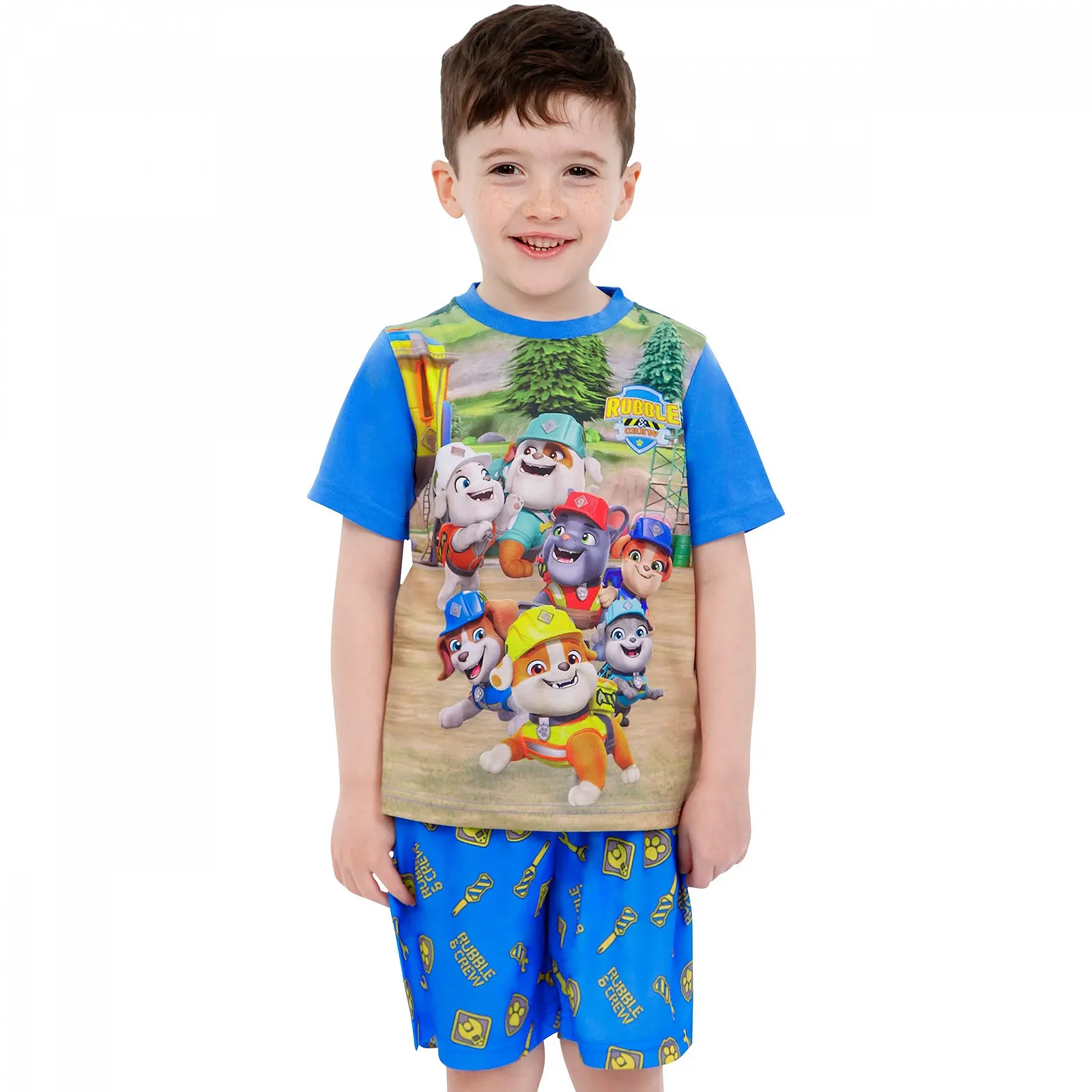 Летняя пижама для мальчиков Paw Patrol Rubble and Crew, фото №2