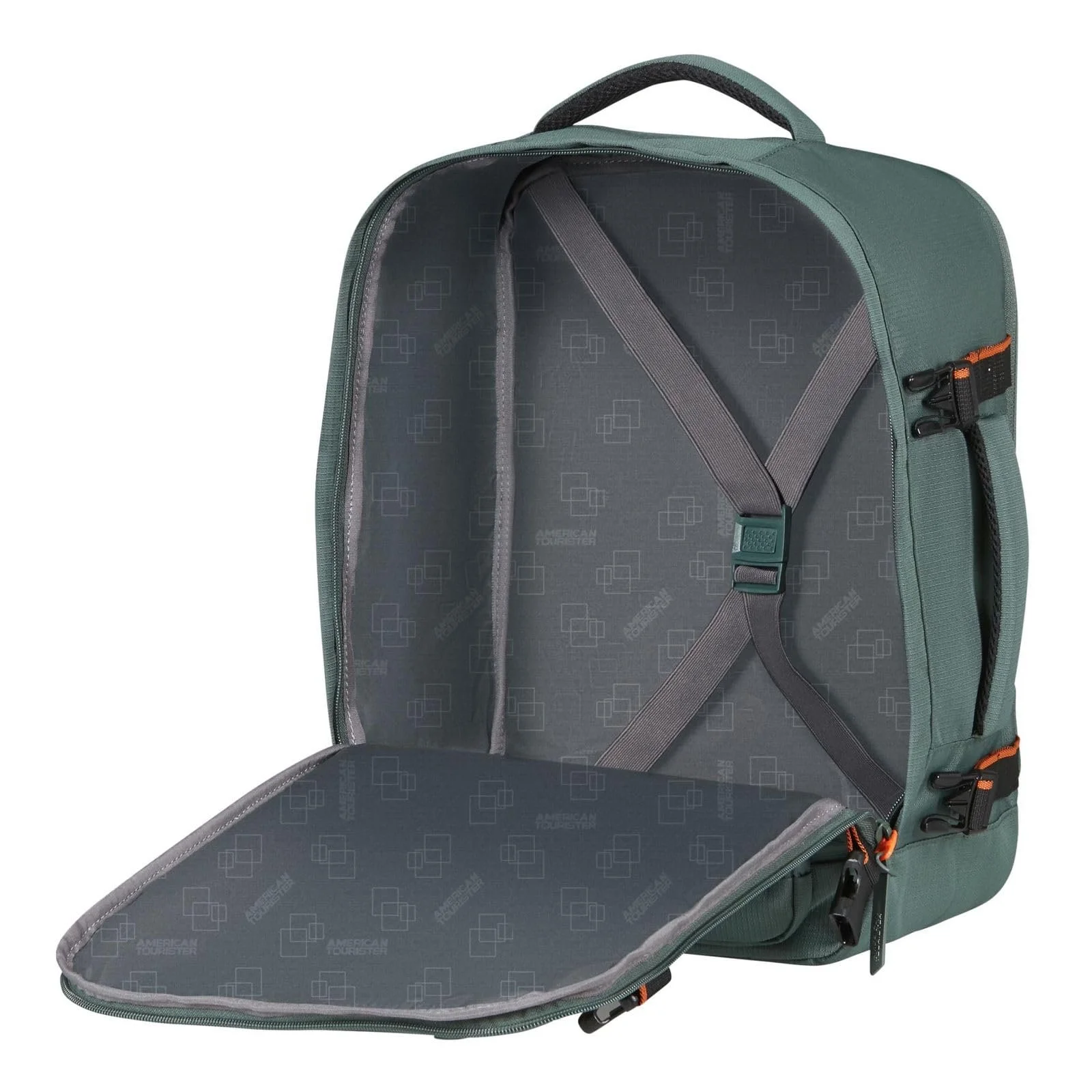 Рюкзак для ноутбука American Tourister Take2Cabin MS 26.5 л темно-зеленый, фото №6 Рюкзак для ноутбука American Tourister Take2Cabin MS 26.5 л темно-зеленый, фото №6
