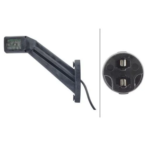 Габаритный фонарь HELLA 2XS 011 744-101 для DAF MAN SCANIA FAUN KÖGEL PACTON HOLMER, фото №2