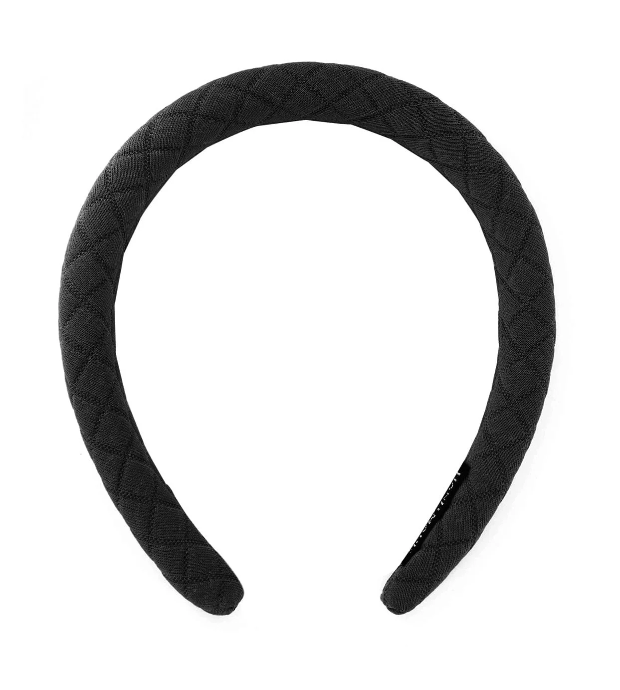 Обруч на голову Axy з тканиною, м'яка HRK12 Чорний, фото №3