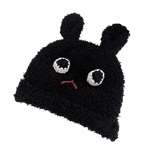 Шапка-біні Ldabrye Y2k для підлітків, еластична, з мультяшним ведмедиком - Фото 1