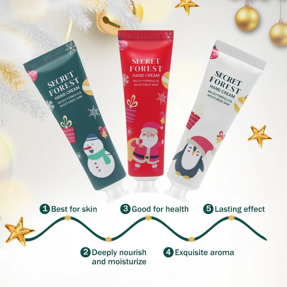 Набір кремів для рук Cosy Christmas Trio Зволожуючий, фото №2