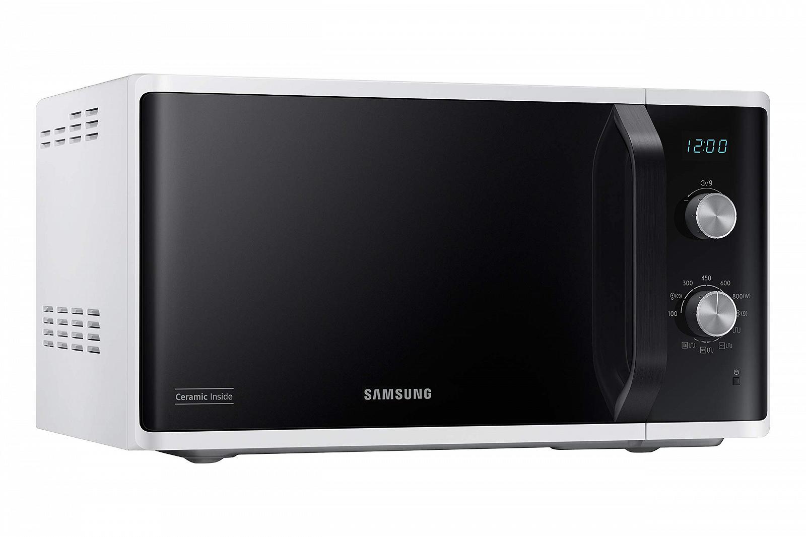 Отдельностоящая микроволновая печь Samsung MG23K3614AW/ET Dual Dial Crunch Cooking AutoDefrost 23 л 800 Вт + 1100 Вт Белая, фото №8 Отдельностоящая микроволновая печь Samsung MG23K3614AW/ET Dual Dial Crunch Cooking AutoDefrost 23 л 800 Вт + 1100 Вт Белая, фото №8