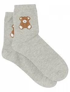 Шкарпетки Springfield з принтом ведмедика Teddy для жінок - Фото 1
