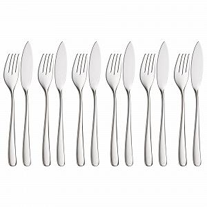 Купити Набір рибних столових приборів WMF Vision 1271356336, 12 предметів, нержавіюча сталь Cromargan Protect - Фото 1 Набір рибних столових приборів WMF Vision 1271356336, 12 предметів, нержавіюча сталь Cromargan Protect - Фото 1