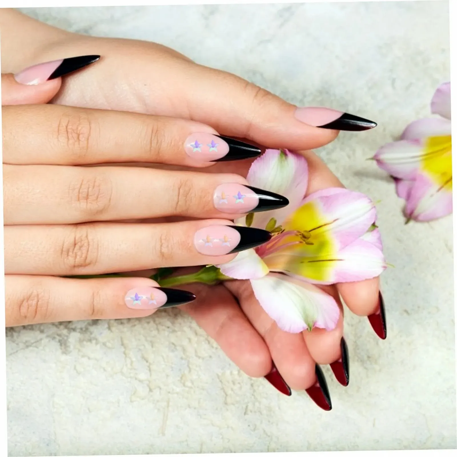 Прикраса для нігтів Healeved 100 шт, декоративні шарми, наклейки, стрази для манікюру, фото №5