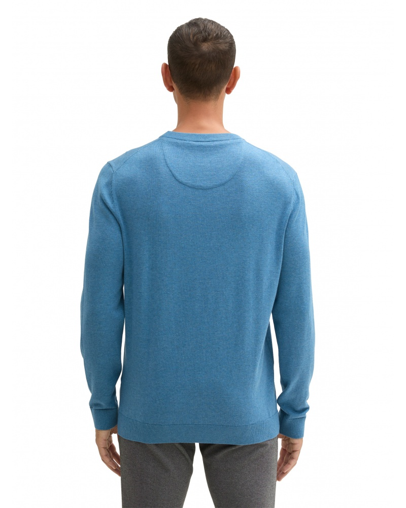 Джемпер men's Pullover sweater TomTailor Синій XL, фото №2