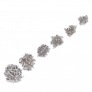 Украшения для ногтей ZPSHYD Белые сверкающие стразы для ногтей, одежды, открыток, тела. Легкие в использовании synthetic.ua - Фото 1