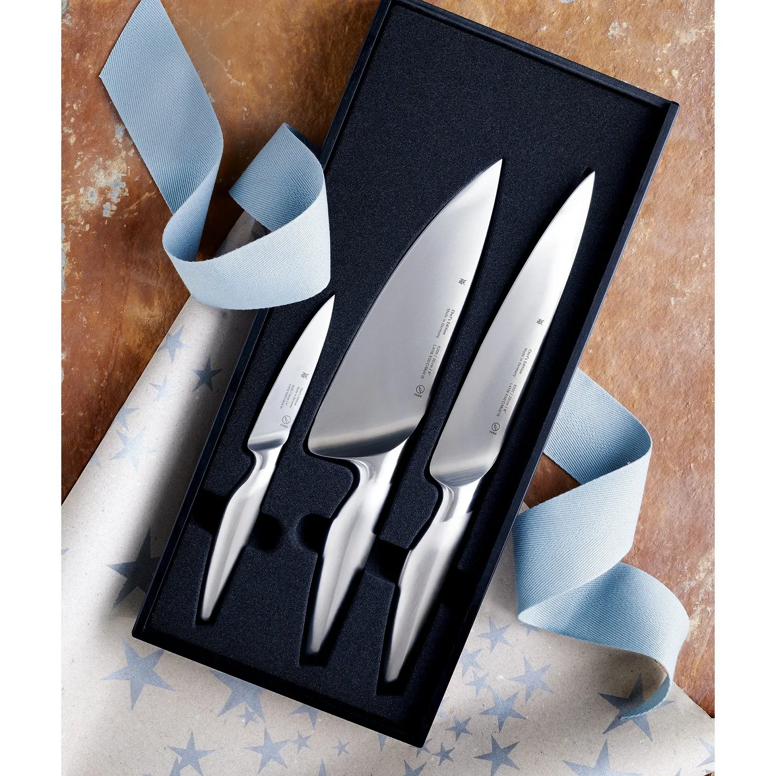 Ніж кухонний WMF Chef's Edition 21 см, лезо 10 см, нержавіюча сталь, в дерев'яній коробці, фото №10 Ніж кухонний WMF Chef's Edition 21 см, лезо 10 см, нержавіюча сталь, в дерев'яній коробці, фото №10