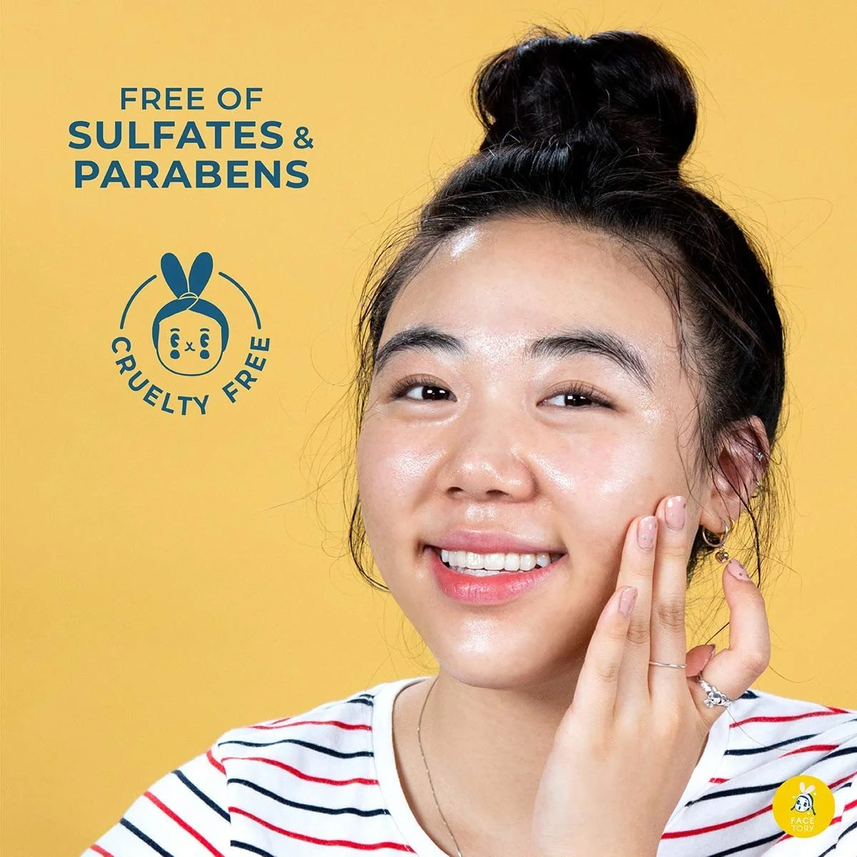 Тканинна маска FaceTory Sun Bae Aloe Vera Заспокійлива з алое вера та олією насіння жожоба для всіх типів шкіри (5 шт.), фото №6