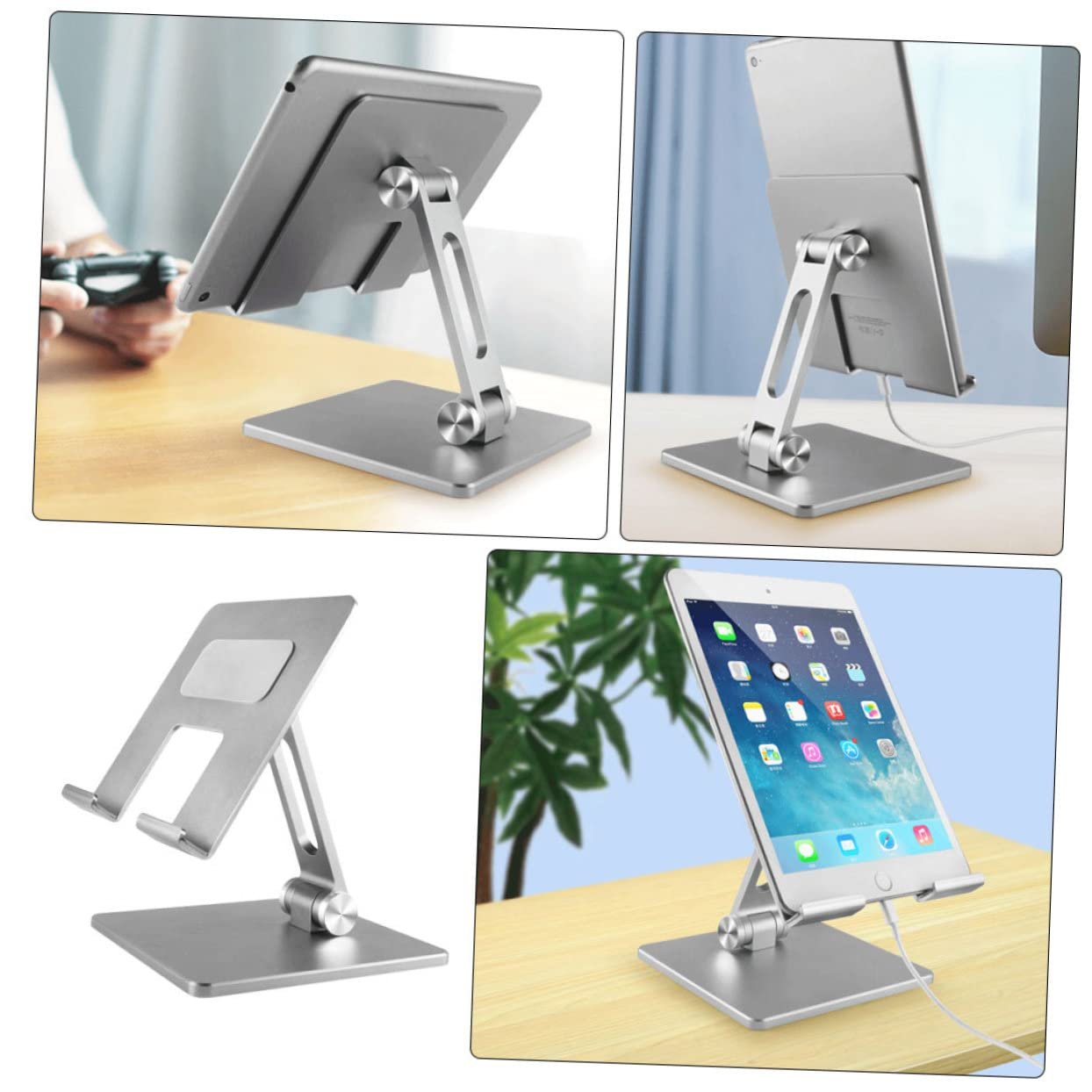 Подставка для ноутбука Operitacx складная с охлаждением, портативная подставка для ноутбука, нескользящая подставка для компьютера для дома, офиса и путешествий, плавно регулируемая, фото №8