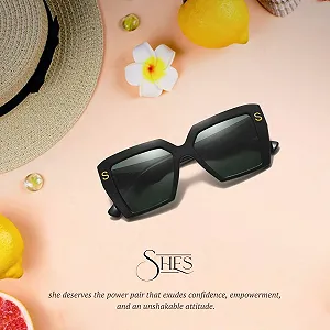 Сонцезахисні окуляри SHES Modern для жінок, модні, вінтажні дизайнерські SH2107 ціна на synthetic.ua - Фото 1 Сонцезахисні окуляри SHES Modern для жінок, модні, вінтажні дизайнерські SH2107 synthetic.ua - Фото 1