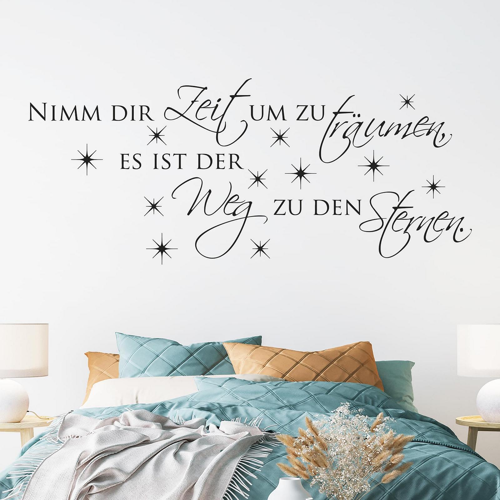 Наклейка на стіну GRAZDesign 070 "Spürche Nimm Dir Zeit um zu träumen" німецький текст, фото №3