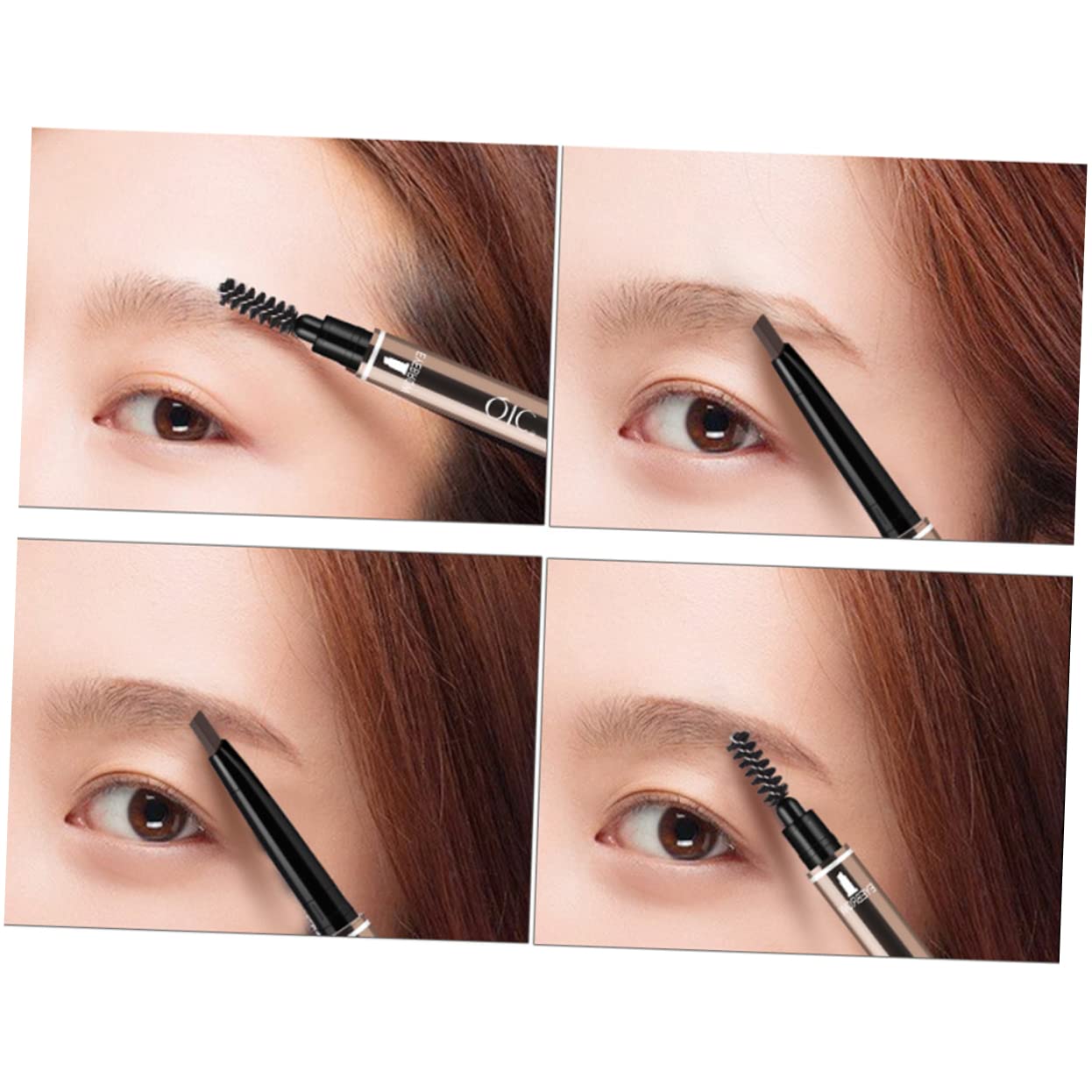 Олівець для брів Minkissy Professional Водостійкий Чорний, фото №7
