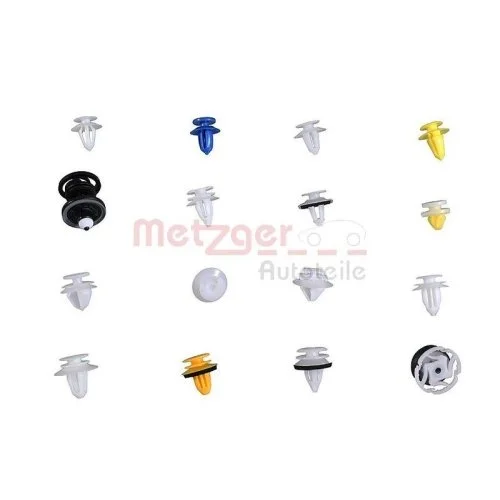 Набор клипс METZGER AUTOTEILE 2280099 для AUDI BMW CHRYSLER CITROËN FIAT VW, фото №3