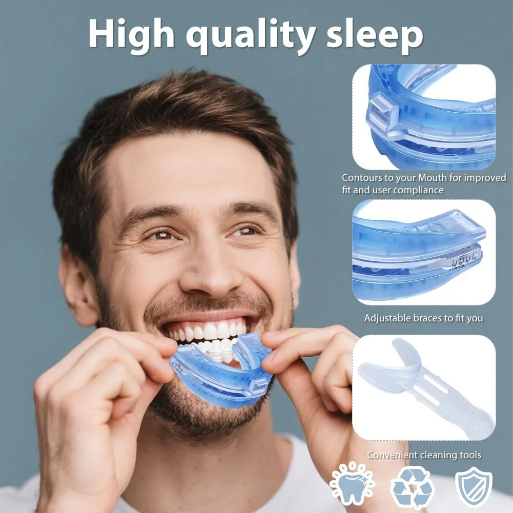 Капа от храпа Регулируемая для мужчин и женщин, фото №3