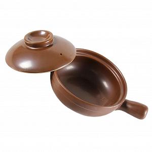 Кастрюля Toyvian керамическая маленькая с двойными ручками антипригарная многофункциональная для плиты и супов с крышкой - Фото 1