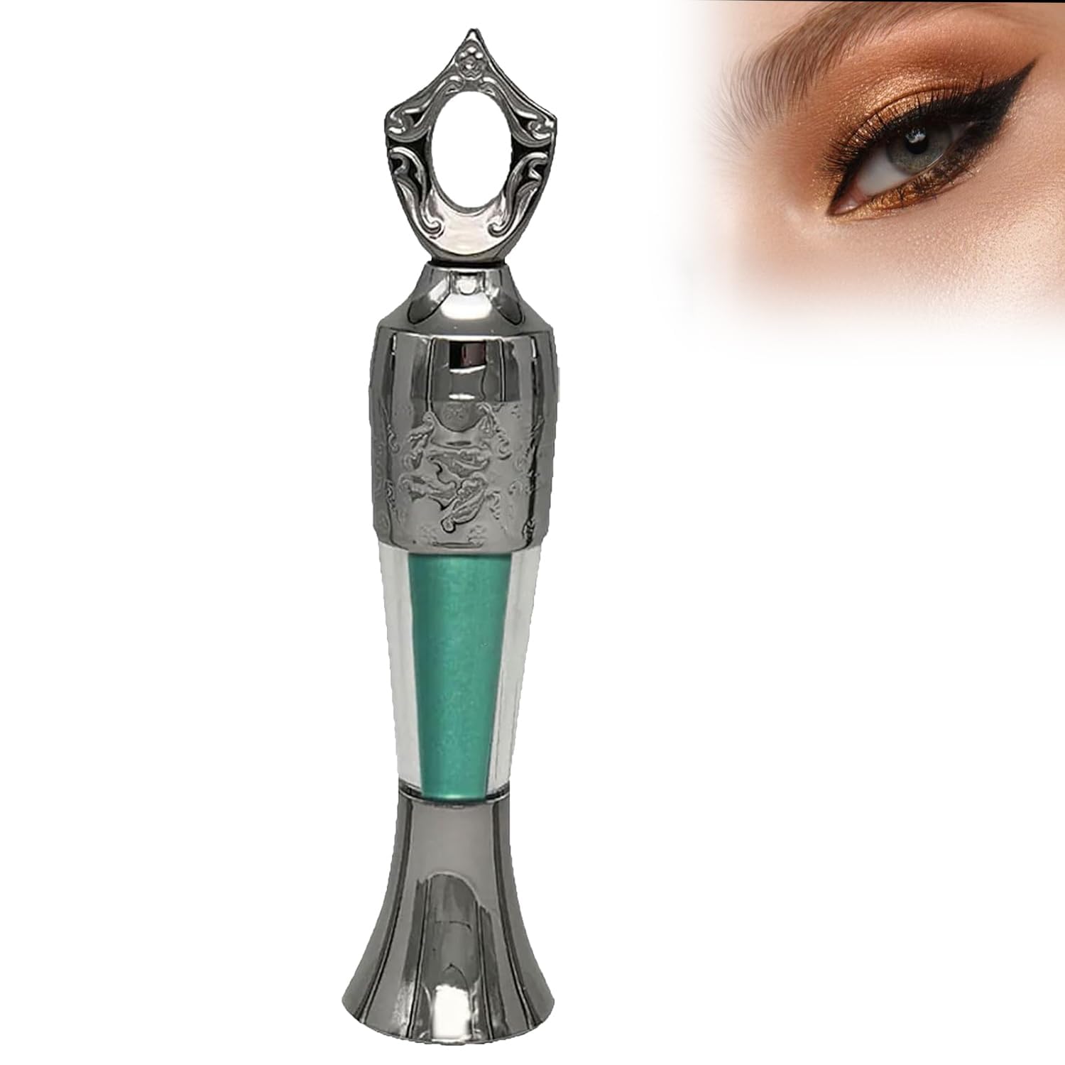 Eyeliner Natural Powder Long Lasting Smudgeproof Green, фото №1