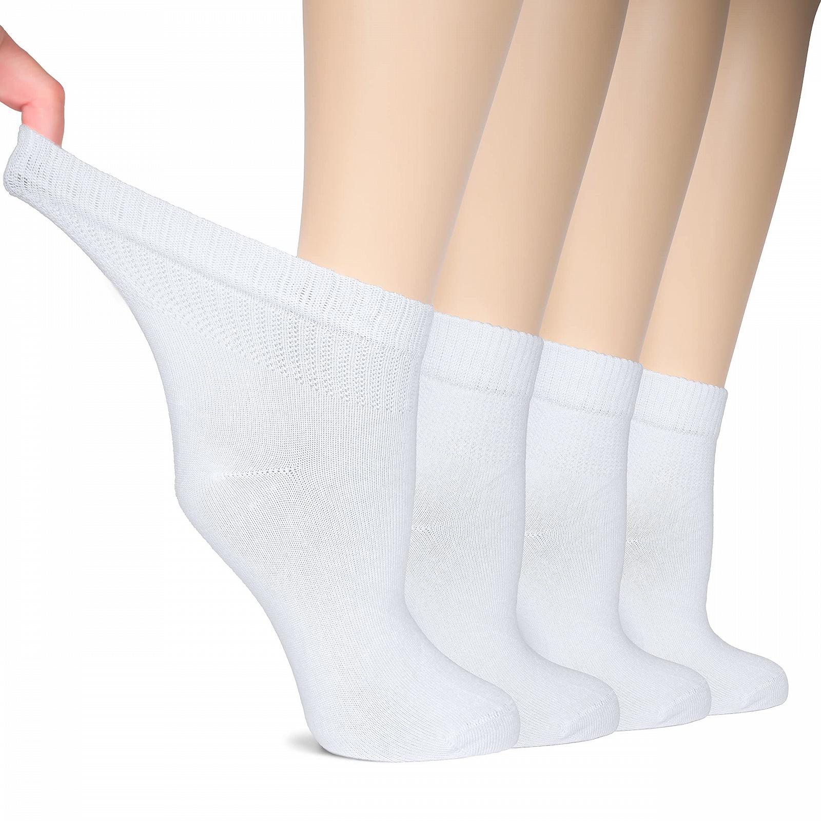 Шкарпетки Hugh Ugoli жіночі діабетичні гомілкові 4 пари, фото №1