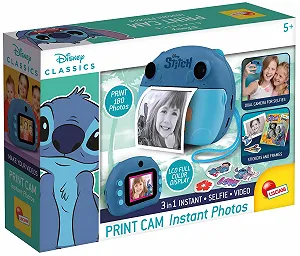 Фотокамера мгновенной печати Lisciani DISNEY Stitch для детей synthetic.ua - Фото 1
