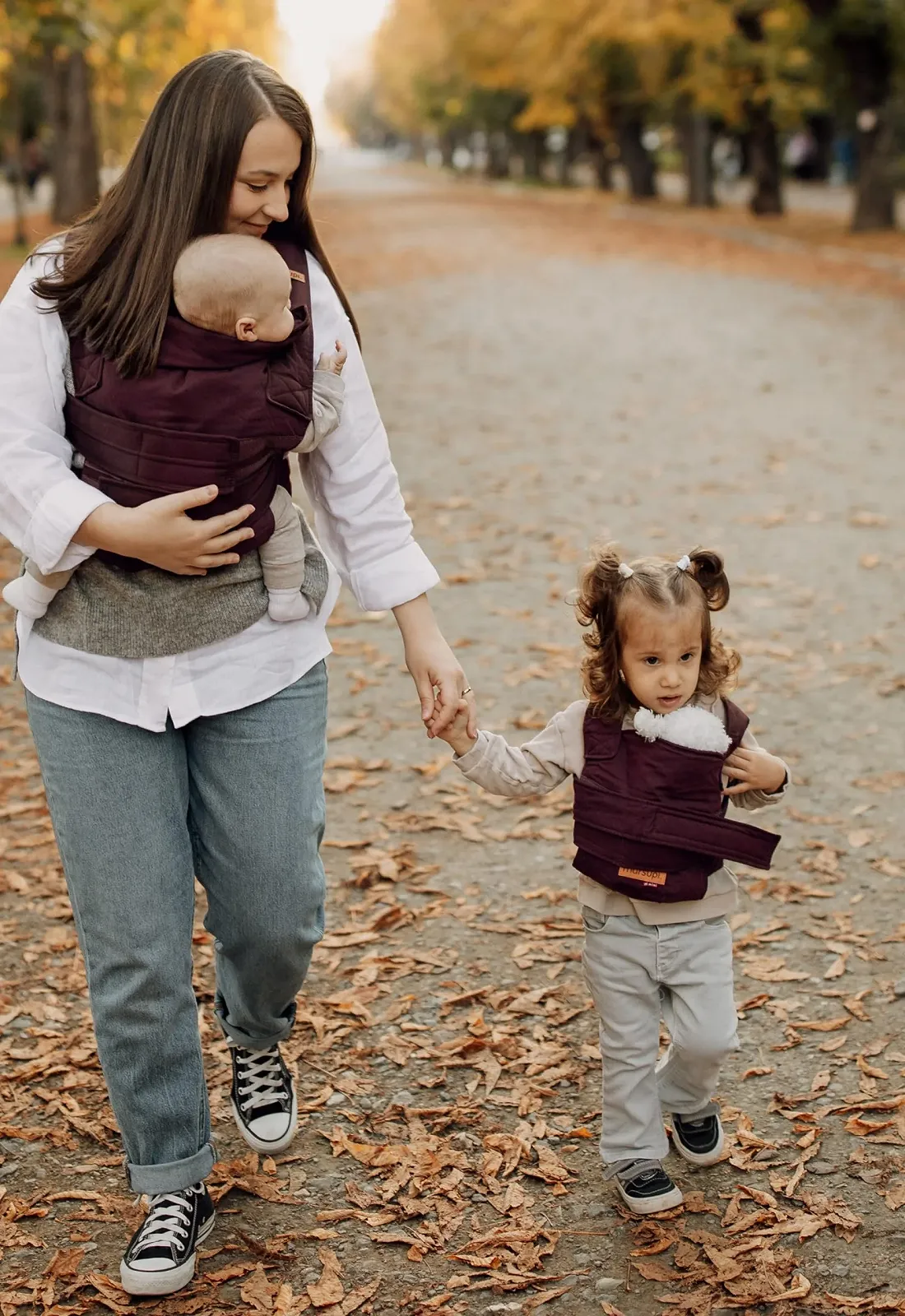 Рюкзак-переноска для ляльки Marsupi Mini, органічна бавовна, Berry, фото №8 Рюкзак-переноска для ляльки Marsupi Mini, органічна бавовна, Berry, фото №8