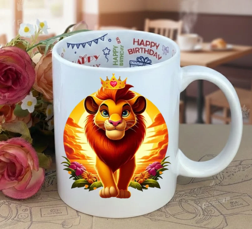 Чашка з принтом The Lion King Simba керамічна 330 мл Uk_HB_113, фото №1 Чашка з принтом The Lion King Simba керамічна 330 мл Uk_HB_113, фото №1