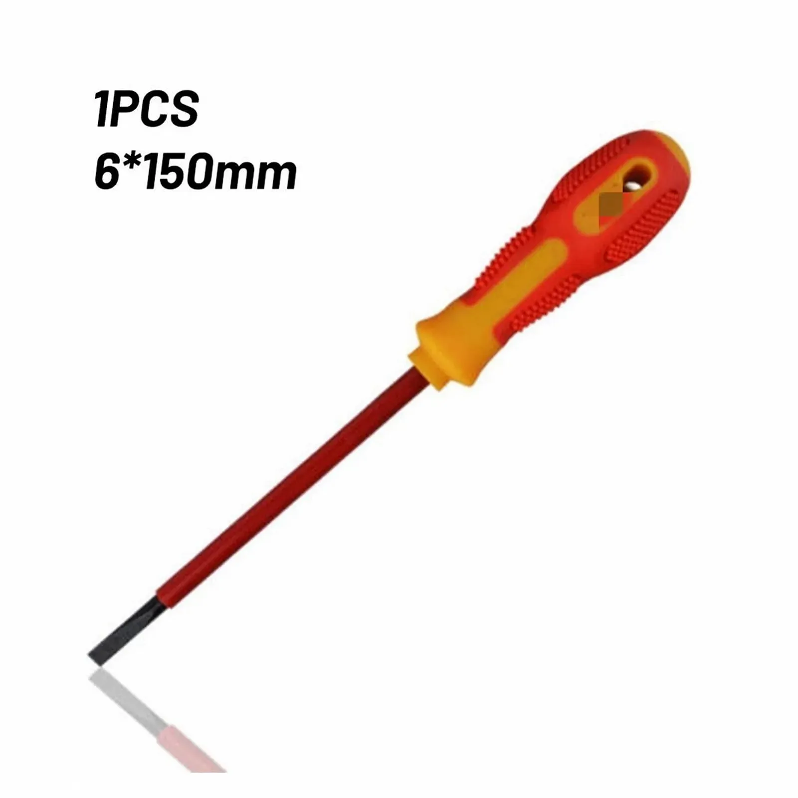 Викрутка ручна електрична ізольована 1000V 6x150mm Flat, фото №2