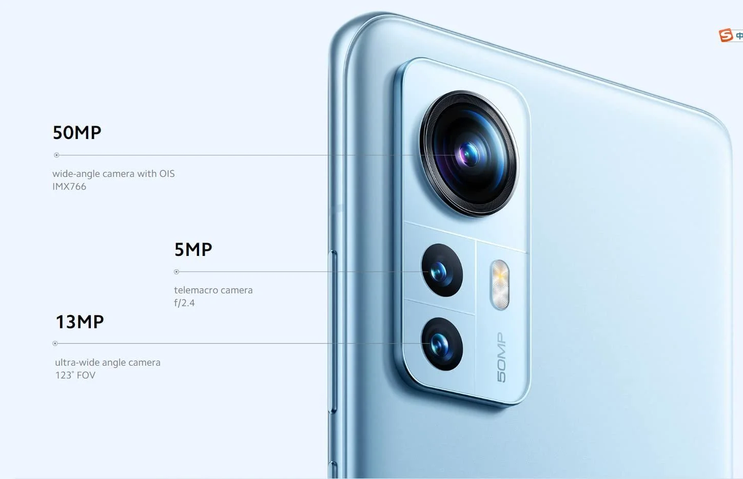 Смартфон Xiaomi 12X 8/128GB Gray, фото №5
