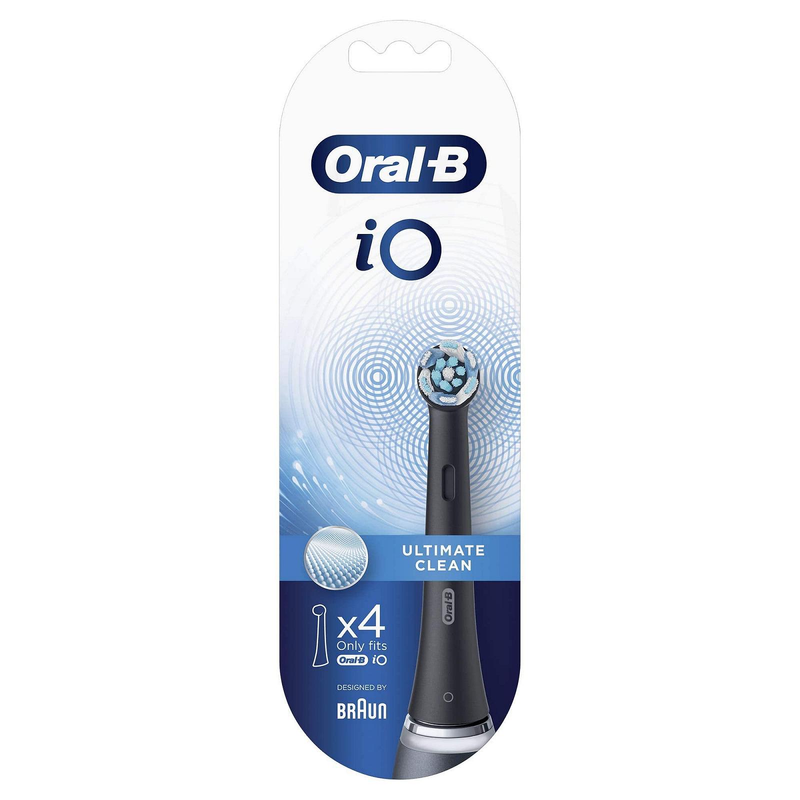 Электрическая зубная щетка Oral-B iO Series 6 Plus Edition, черная + насадки iO Ultimate Cleaning, 4 шт., фото №4