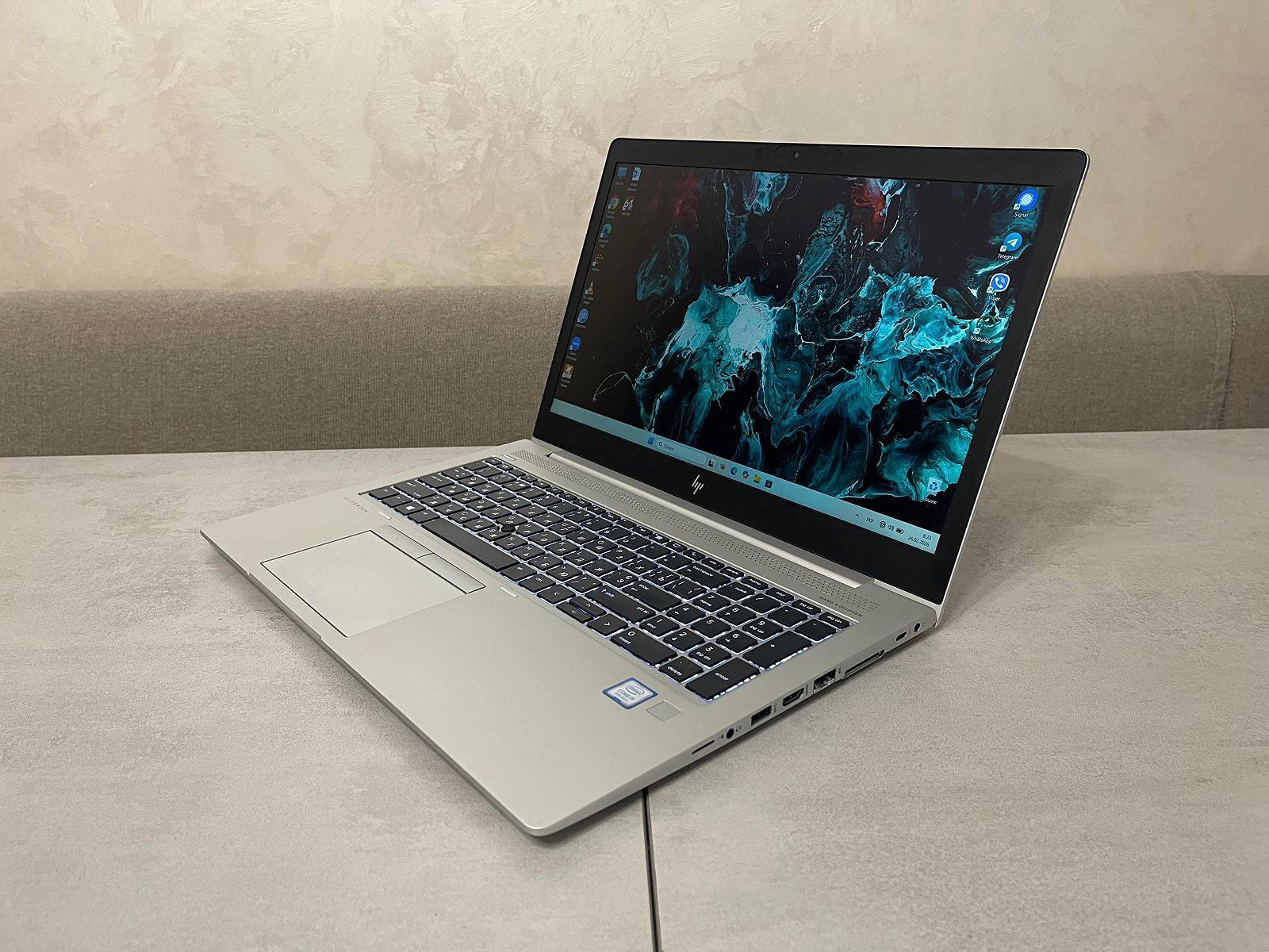 Ноутбук HP EliteBook 850 G6, 15,6 FHD IPS сенсорний, i5-8265U, 16GB, 500GB SSD, фото №3