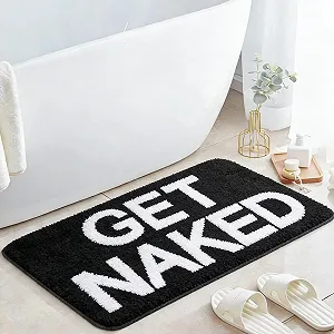 Купити Килимок для ванної GET Naked 40 x 60 см Чорно-білий - Фото 1 Килимок для ванної GET Naked 40 x 60 см Чорно-білий - Фото 1