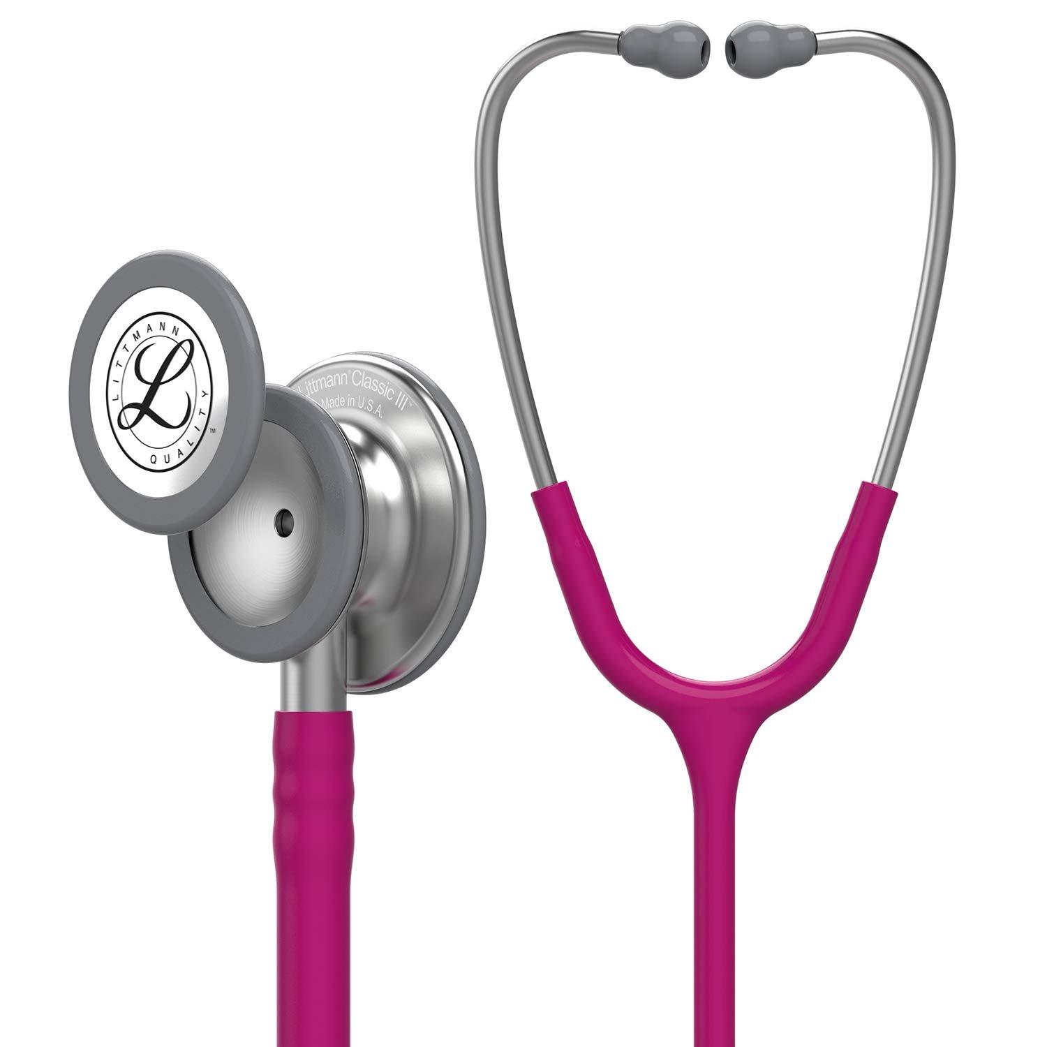 Стетоскоп 3M Littmann Classic III 69см Малиновый, фото №1