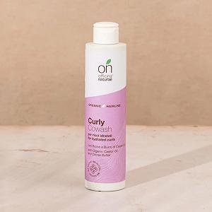 Шампунь Officina Naturae CURLY WASH для кудрявых, очень кудрявых или ультра-быстрых волос, с питательными свойствами органического веганского кондиционера, 200 мл - Фото 1