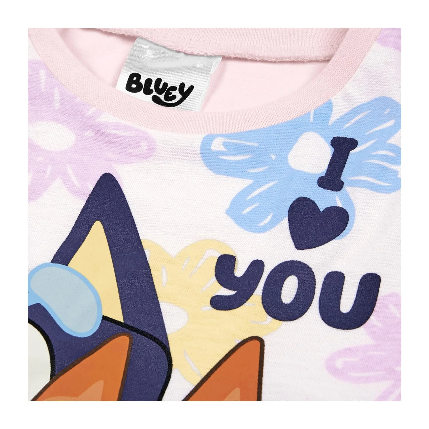 Піжама Bluey, для дівчат, комплект з піжамою Bingo, бавовняна піжама з оборками, фото №4 Піжама Bluey, для дівчат, комплект з піжамою Bingo, бавовняна піжама з оборками, фото №4