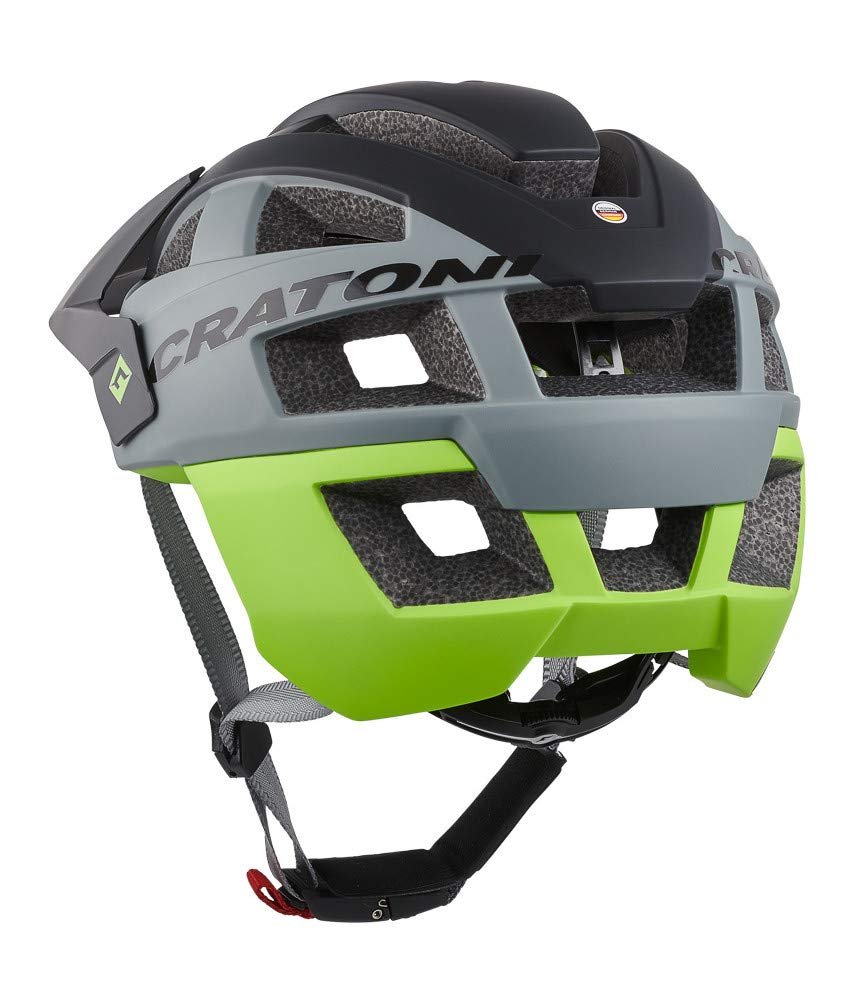 Шлем MTB Cratoni AllSet Black/Green 2022, фото №4