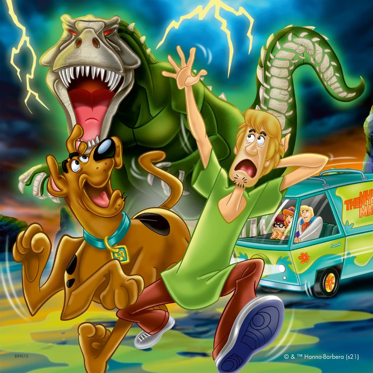 Пазл Ravensburger 5242 Scooby DOO 3 x 49 деталей різнокольоровий, фото №2