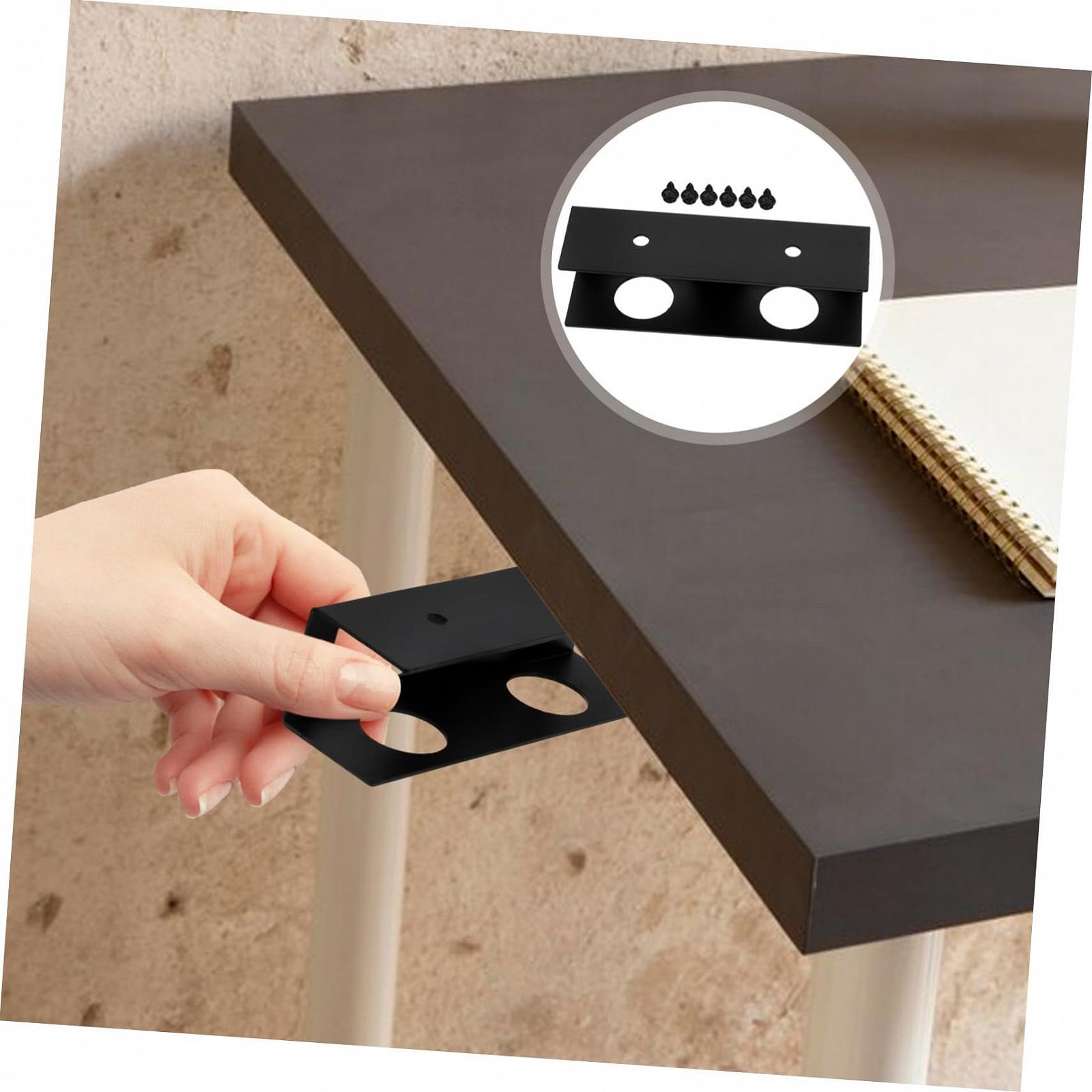 Подставка для ноутбука металлическая, черная, 3 шт, фото №7