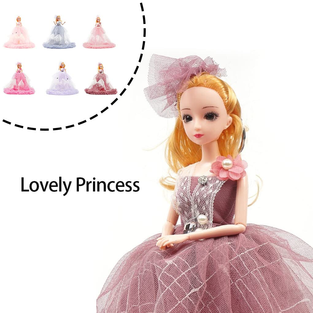 Кукла Guangcailun Common Mini Size Moving Toy Девочка Cute Clothes Real Rose Red, фото №3