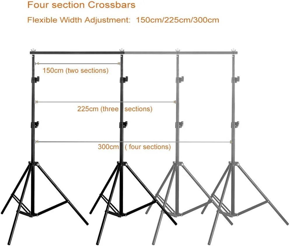 Стійка до банера Bonvvie / 2х3 м / Чорний, фото №3