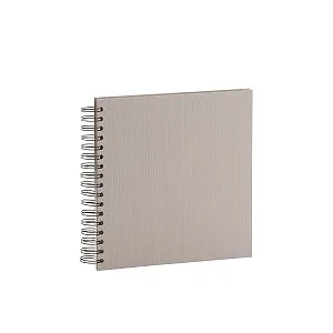 Фотоальбом Rössler S.O.H.O. Wire-O 230 x 230 мм, 60 страниц цвета слоновой кости, серо-коричневый - Фото 1