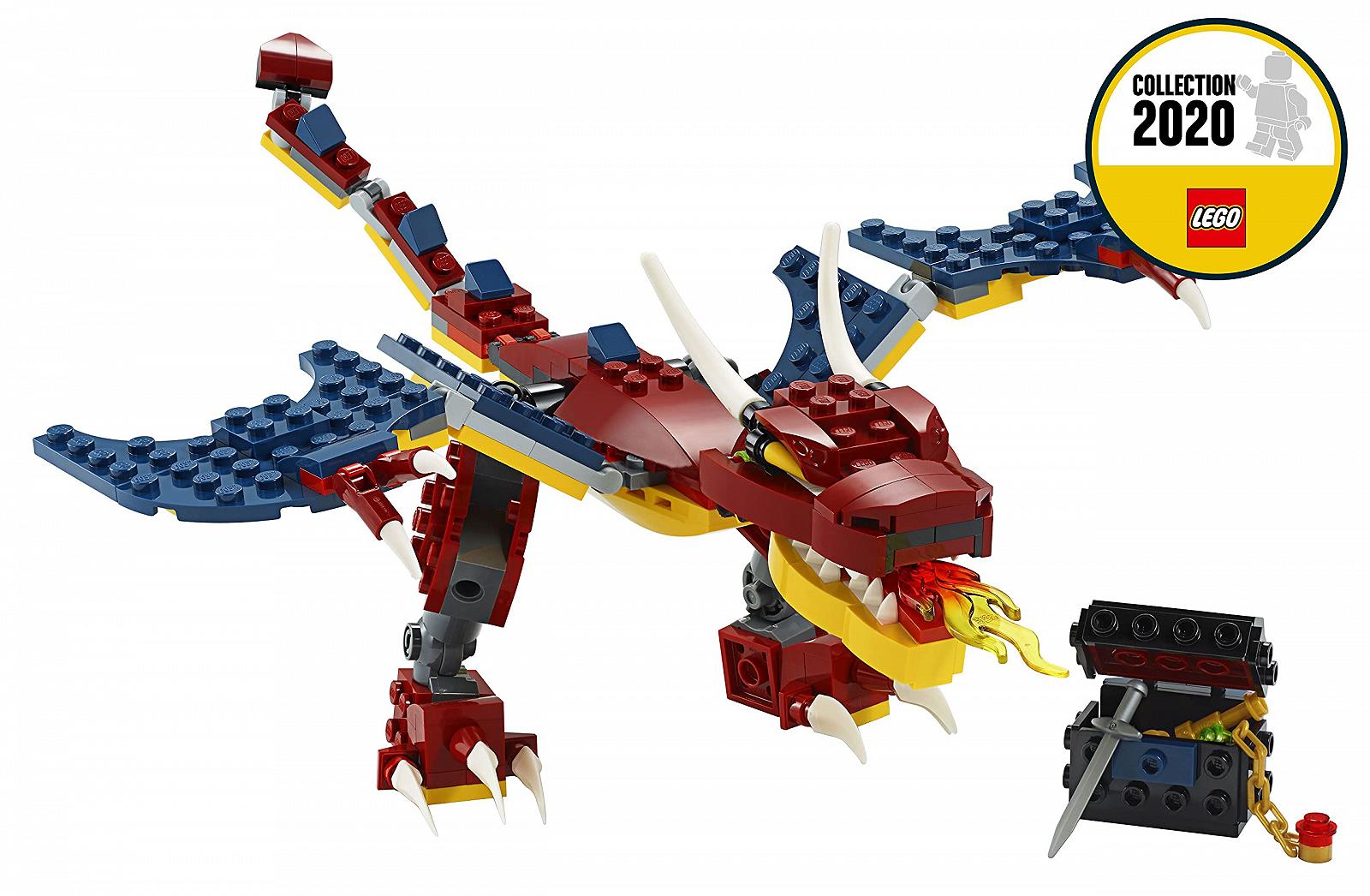 Конструктор LEGO Creator 31102 3-в-1 Огненный дракон - Саблезубый тигр - Скорпион, фото №4