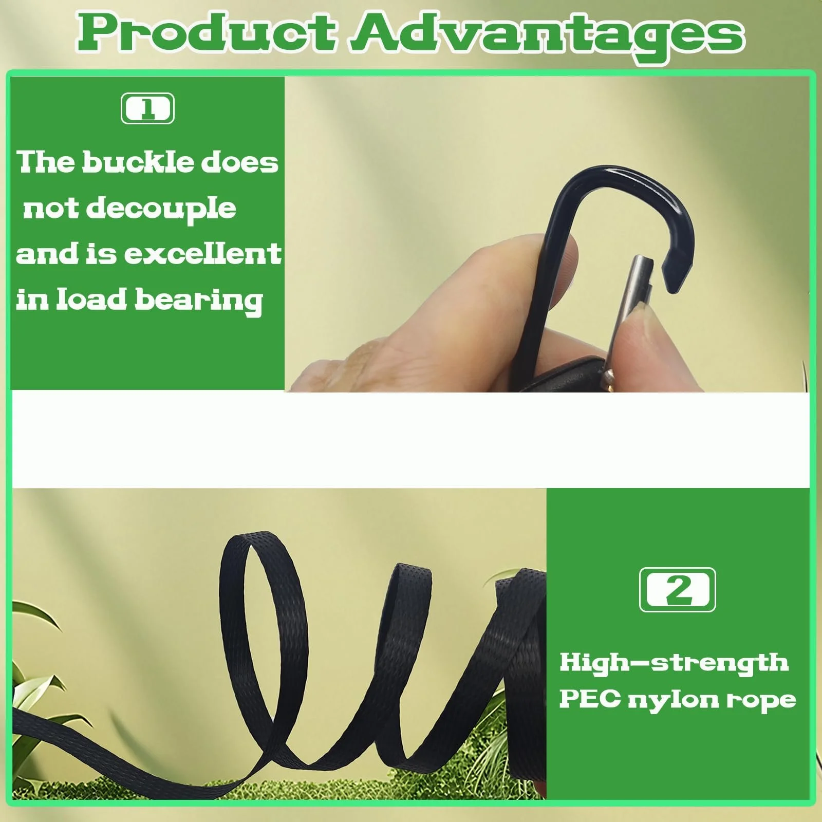 Гачки-підвіси для квітів Набір 3 шт. регульовані Чорний, фото №3 Гачки-підвіси для квітів Набір 3 шт. регульовані Чорний, фото №3